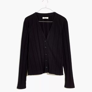 Madewell Ribbed Sweater-Knit Cardigan